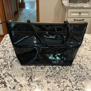 Kate Spade Camellia Street Sophie bag. Black Patent. New with tags.